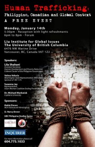 Human Trafficking: Philippine, Canadian and Global Context Poster