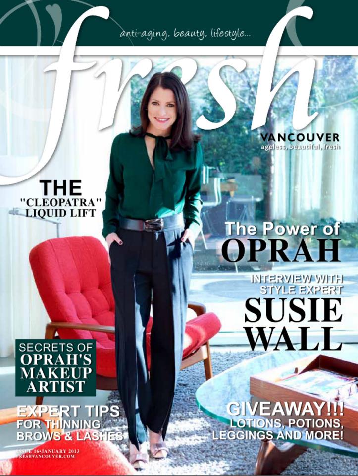 Luisa Marshall in Fresh Vancouver Magazine Cover - Issue #16 (January 2013)