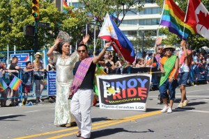 Santi Pelaez waving to crowd. Get Inspired Filipino Pride - Pinoy Pride Vancouver 2013 - Simply the Best - The Luisa Marshall Show.